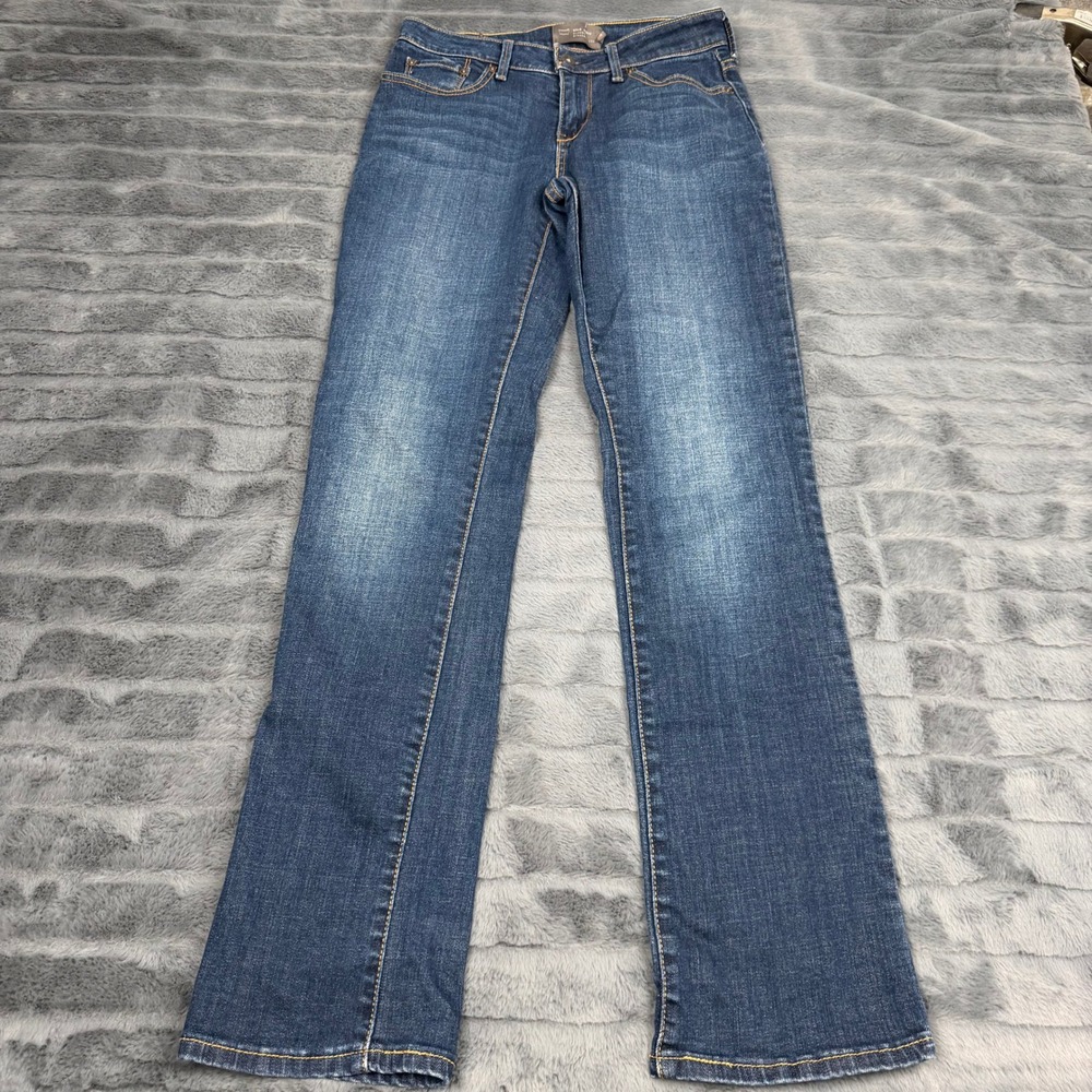 Levis Bold Curve Classic Straight Leg Jeans Medium Wash Blue Denim 4/27 15282